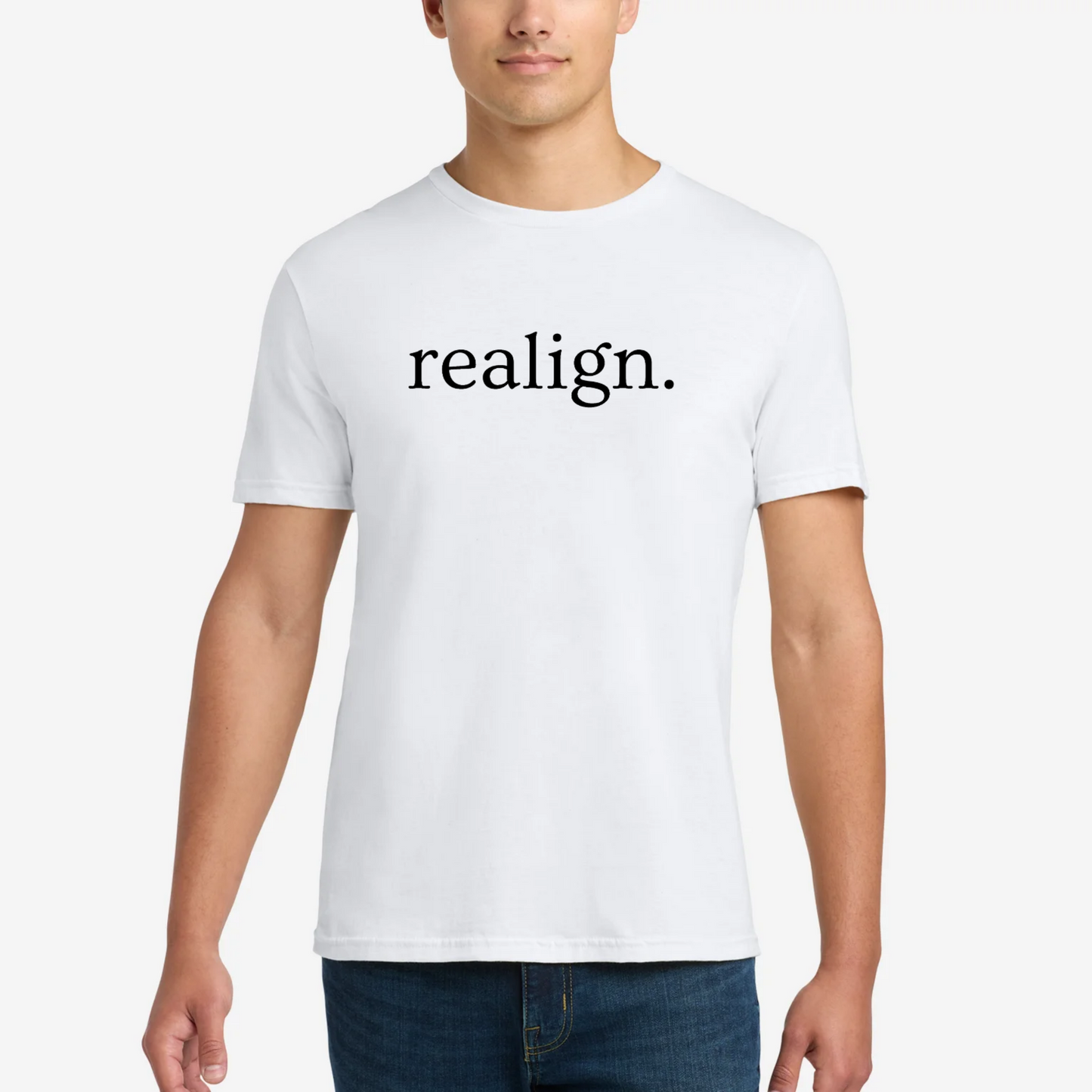 realign. Short Sleeve Tee Shirt